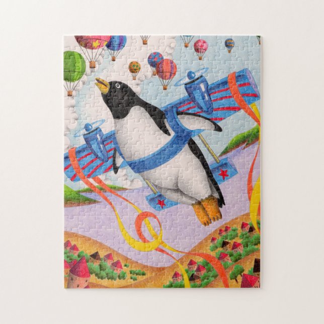 Puzzle Pingouin de vol (Vertical)