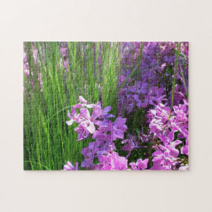 Puzzle Pink Phlox et Grass été Floral