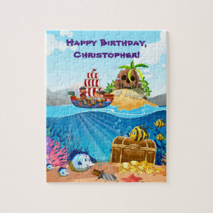 Puzzle pirates caribéens, île aux trésors et au tréso