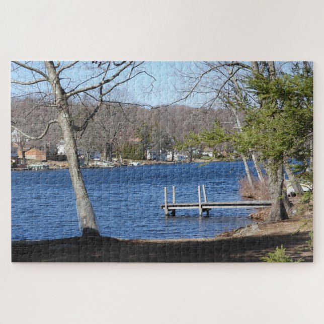 Puzzle Pittoresque Lake View dans le Connecticut (Horizontal)
