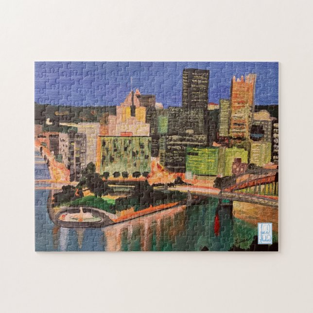 Puzzle Pittsburgh Peinture (Horizontal)