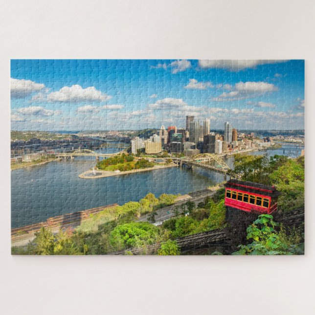 Puzzle Pittsburgh Pennsylvania Duquesne Incline (Horizontal)