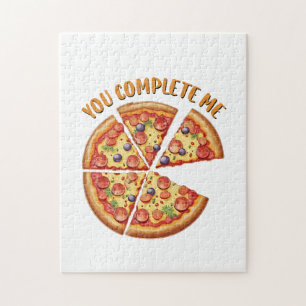 Puzzle Pizza Cadeau Valentine Vous Me Complétez