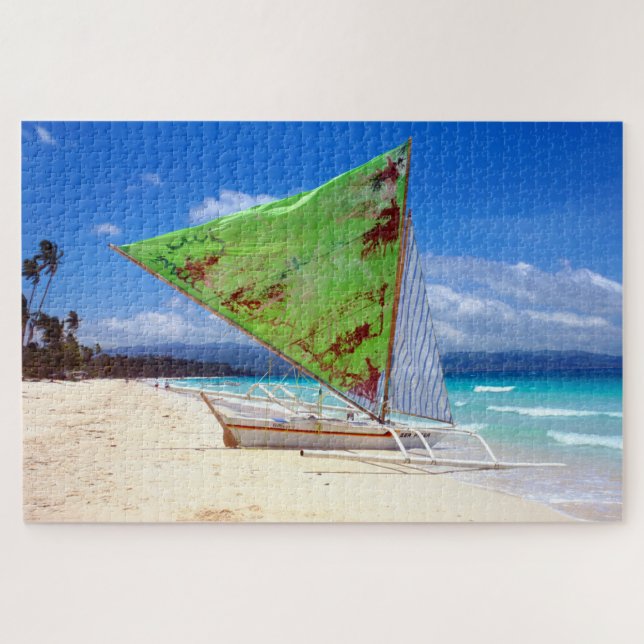 Puzzle Plage Blanche, Boracay. (Horizontal)