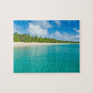 Puzzle Plage bordée de palmiers, Tonga