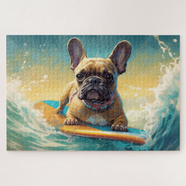 Puzzle Plage de Bulldog (Horizontal)
