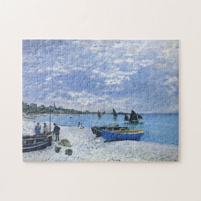 Puzzle Plage de Sainte-Adresse Monet Art (Horizontal)