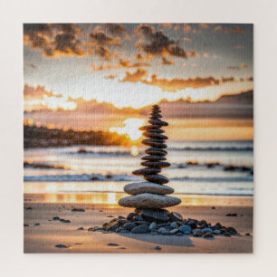 Puzzle Plage de Seashore Cairn
