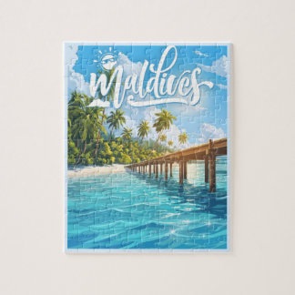 Puzzle Plage des Maldives