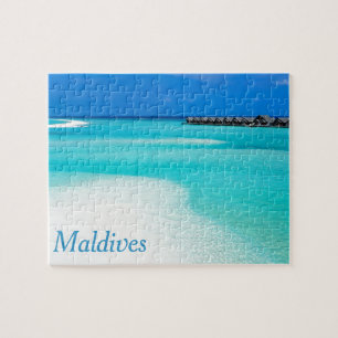 Puzzle Plage tropicale aux Maldives