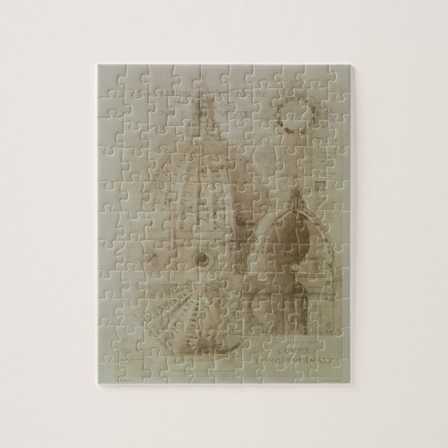 Puzzle Plan, section et altitude de cathédrale de (Vertical)