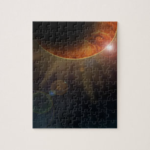 Puzzle Planète rouge