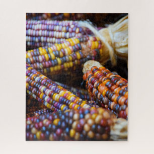 Puzzle Plaques de cuisson Rainbow Corn Couleurs d'automne