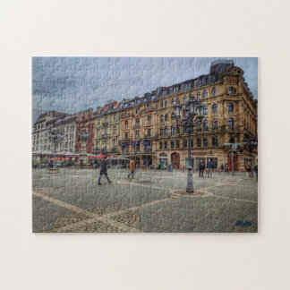 Puzzle "Plaza urbana - Frankfurt clásica"