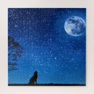 Puzzle Pleine Lune de Loup -