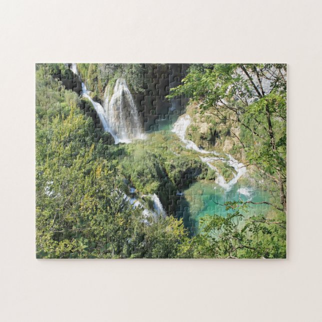 Puzzle Plitvice Lakes Virginia. (Horizontal)