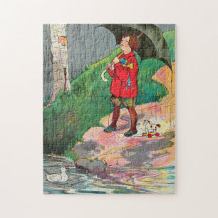 Puzzle Pluie, Pluie, Pars - Mère Goose Nurserme Rhyme
