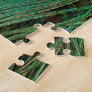 Puzzle Plume de Paon Bleu Indien