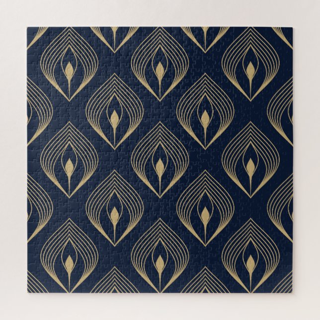 Puzzle Plume de paon : Paisley floral (Vertical)