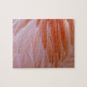 Puzzle Plumes de flamant rose dans des nuances de rose