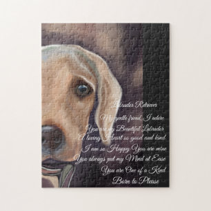 Puzzle Poésie du Labrador Retriever