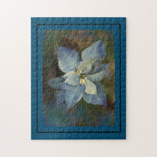 Puzzle - Poinsettia bleue