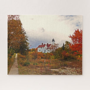 PUZZLE/ POINT IROQUOIS LIGHTHOUSE MICHIGAN U.P.