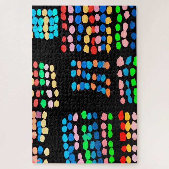 Puzzle Points colorés (Vertical)