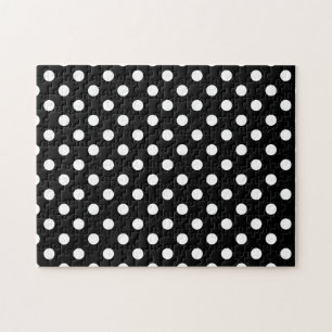 Puzzle Pois noir et blanc