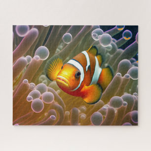 Puzzle Poisson clown dans l'anémone marine