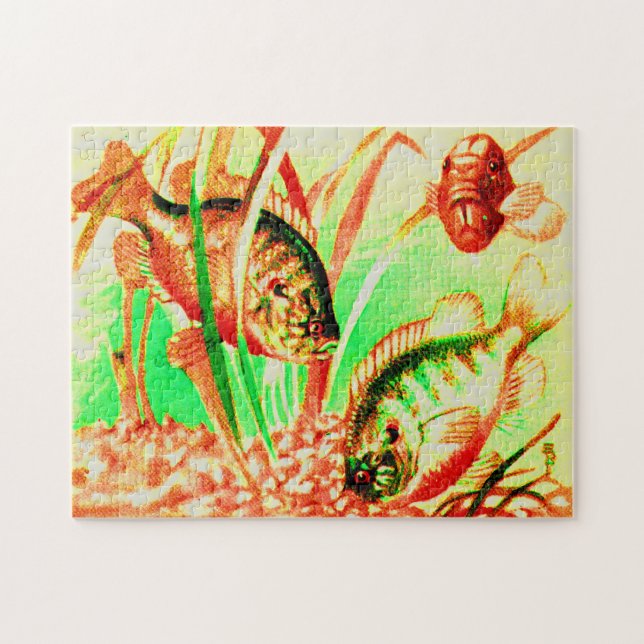 Puzzle poisson d'eau douce (Horizontal)