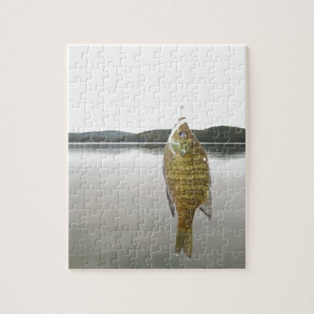 Puzzle Poisson jaune au lac Arrowhead (Vertical)