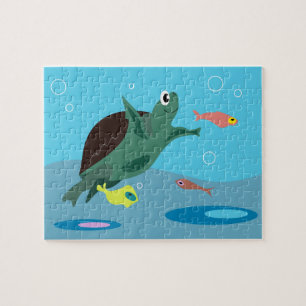 Puzzle Poisson Tropical Fantaisiste Art Océanique