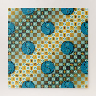 Puzzle Poissons & Cheval d'eau