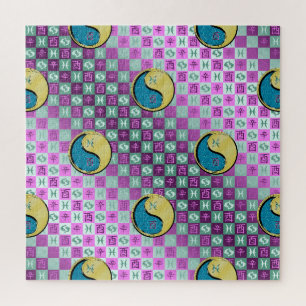 Puzzle Poissons & Coq de métal