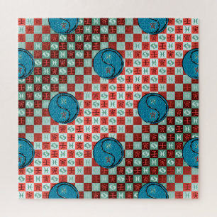 Puzzle Poissons & Tigre d'eau