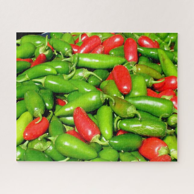 Puzzle - Poivrons rouges et verts (Horizontal)