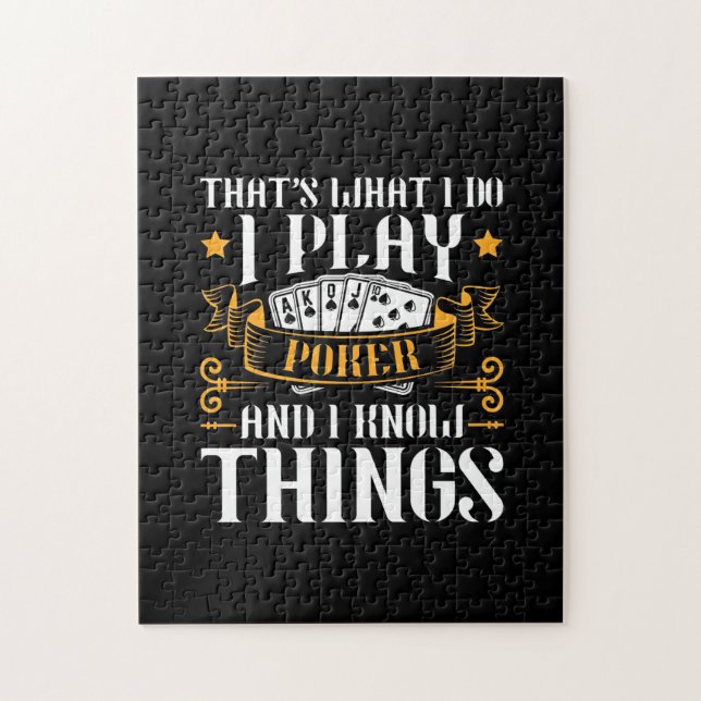 Puzzle Poker C'Est Ce Que Je Joue (Vertical)