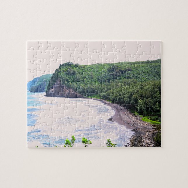 Puzzle Pololu Beach Hawaii - 8x10 - 110 pcs. (Horizontal)