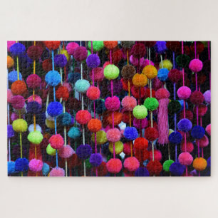 Puzzle pom poms mexicaine