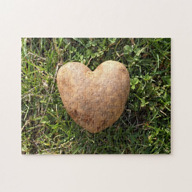 Puzzle Pomme de terre en forme de coeur (Horizontal)
