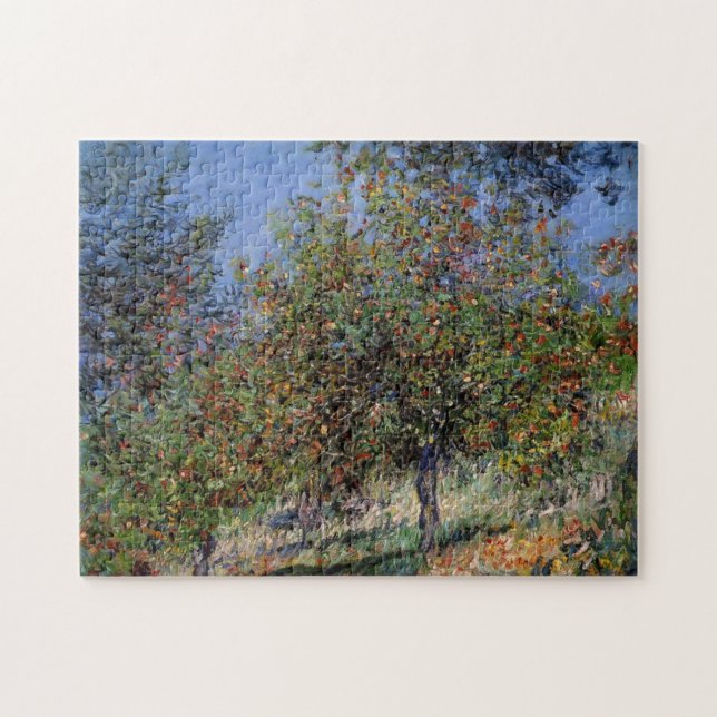 Puzzle Pommiers Chantemesle Hill Monet Art (Horizontal)