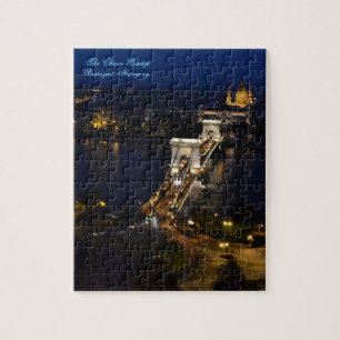 Puzzle Pont à chaînes la nuit