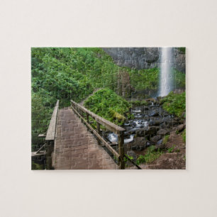 Puzzle Pont à Latourell Falls, Columbia River Gorge,