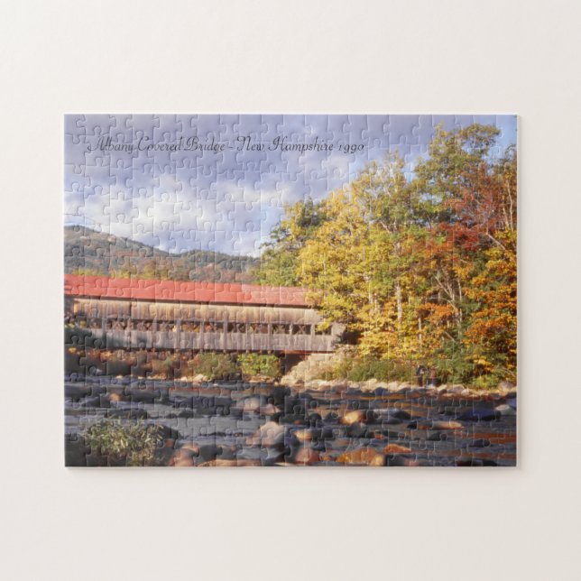 Puzzle Pont couvert Albany New Hampshire (Horizontal)