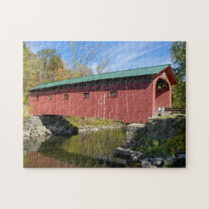 Puzzle Pont couvert d'Arlington dans le Vermont