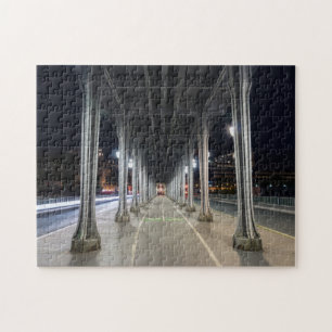 Puzzle Pont de Bir-Hakeim la nuit - Paris, France
