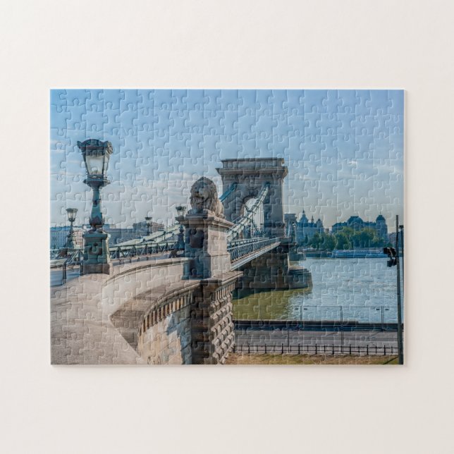 Puzzle Pont de Chaînes Szechenyi à Budapest, Hongrie (Horizontal)