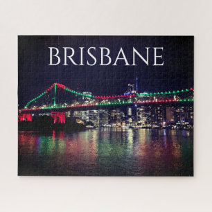 Puzzle pont de l'histoire brisbane nuit