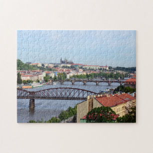 Puzzle Pont de Prague, Château et Rivières / Républiqu